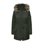 ONLY Kadın Onliris Kürk Kışlık Parka Cc Otw Ceket,Rosin,XS,1,Düz,Ceket