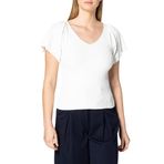 ONLY Kadın Onlleelo S/S Back Pullover KNT Noos T-Shirt Yumurta S