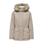 ONLY Kadın ONLLUCIA PARKA JACKET CC OTW Ceket, Vizon, XS