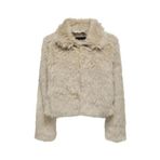 ONLY, Kadın, ONLMANNY FAUX FUR JACKET CC OTW, Bomber Ceket, Pumice Stone, L
