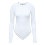 ONLY Kadın ONLMAXINE L/S BODY JRS Tişört, Parlak Beyaz, S