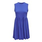 ONLY Kadın Onlmay Life S/L Peplum Dress Box JRS jarse elbise, göz kamaştırıcı mavi, S, Mavi (Dazzling Blue), S
