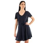 ONLY Kadın Onlmay S/S V Yaka Kısa Elbise JRS Noos Elbise, Gece Gökyüzü, S