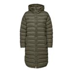 ONLY Kadın ONLMELODY OVERSIZE QUILT COAT CC OTW Mont, Koyu Kahve, M