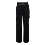 ONLY Kadın ONLMETTE CONTRAST PANTS WVN Pantolon, Siyah, M