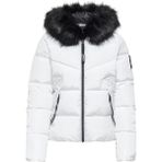 Only Kadın Onlmonica Puffer Jacket Beyaz Renk Uzun Kol Kapüşonlu Şişme Mont