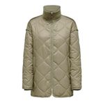 ONLY, Kadın, ONLNELLI QUILT OVERSIZED COAT C CC OTW, Kaban, Silver Sage, L