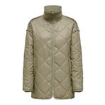 ONLY, Kadın, ONLNELLI QUILT OVERSIZED COAT C CC OTW, Kaban, Silver Sage, XS
