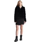 ONLY Kadın ONLNEWCHRIS FUR HOODED JACKET CC OTW Ceket, Siyah, XS