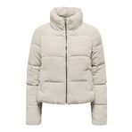 ONLY Kadın ONLNEWDOLLY CORDUROY PUFFER CC OTW Mont, Açık Gri, S