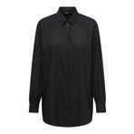 ONLY Kadın Onlnora New L/S Tişört WVN Noos Bluz Siyah S