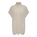 ONLY Kadın Onlparis Life Loose Highn Yün KNT Süveter Yelek (3'lü Paket), Pumice Stone, M