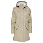 ONLY Kadın ONLSALLY RAINCOAT OTW NOOS Dış Giyim, Koyu Bej, XS
