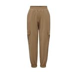 ONLY Kadın ONLSANIA CARGO PANT JRS Pantolon, Sütlü Kahve, M