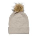 ONLY Kadın ONLSIENNA LIFE KNIT BEANIE CC Bere, Bej, Tek Beden