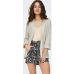 Only Kadın Onlsıesta Rahat Kalıp Keten Blazer Ceket 15322274 Bej