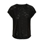ONLY Kadın Onlsmilla S/S Top JRS Noos Tişört Siyah XS