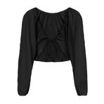 ONLY Kadın ONLSTAR LIFE L/S YORK TOP PTM Tişört, Siyah, S