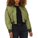 ONLY Kadın ONLSVEA B SHORT BOMBER JACKET CC OTW Bomber Ceket Haki S