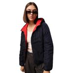 ONLY, Kadın, ONLTAHOE REVERSIBLE HOOD JACKET OTW, Mont Ceket, Equestrian Red, XS