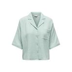 ONLY Kadın Onlthyra Ss Shirt Noos WVN Bluz (1'li Paket), Gri (Harbor Gray), L