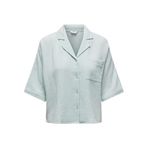 ONLY Kadın Onlthyra Ss Shirt Noos WVN Bluz (1'li Paket), Gri (Harbor Gray), M
