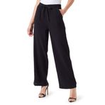 ONLY Kadın Onltizana Cotton Loose Pants WVN kumaş pantolon, Siyah, L