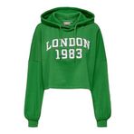 ONLY Kadın ONLTODDY L/S SHORT HOOD SWT Sweatshirt, Yeşil, L