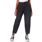ONLY, Kadın, ONLTROY HW CARROT ANK DNM DOT610 NOOS, Jean Pantolon, Black Denim, XS