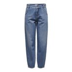 ONLY, Kadın, ONLTROY LIFE HW CARROT ANK DNM DOT, Kot Pantolon, Medium Blue Denim, M