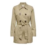 ONLY Kadın ONLVALERIE TRENCHCOAT OTW NOOS Mont Ceket Bej S