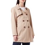ONLY Kadın ONLVALERIE TRENCHCOAT OTW NOOS Mont Ceket Bej XS
