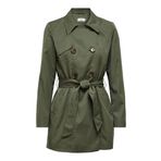 ONLY Kadın ONLVALERIE TRENCHCOAT OTW NOOS Mont Ceket Koyu Yeşil XS