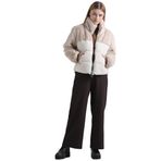 ONLY Kadın ONLWANJA FUR PUFFER MIX JACKET CC OTW Ceket, Kırık Beyaz, S