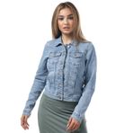 ONLY Kadın ONLWONDER DNM JACKET NOOS Mont Ceket Açık Mavi Denim XS