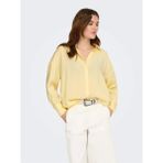 Only Kadın Önü Kısa Arkası Uzun Sarı Gömlek - 15272523 - XS