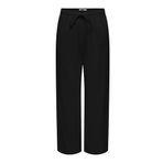 ONLY Kadın Pantolon ONLSIESTA MW PULL-UP LINEN BL PNT NOOS Siyah L