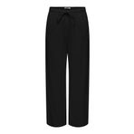 ONLY Kadın Pantolon ONLSIESTA MW PULL-UP LINEN BL PNT NOOS Siyah S