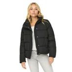 Only Kadın Siyah Ceket L ONLNEWCOOL PUFFER JACKET Modeli