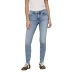 ONLY Kadın Skinny Fit Jeans, Açık Orta Mavi Kot, M / 32L