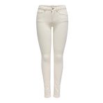 ONLY Kadın Skinny Fit Jeans, ekrü, S / 30L