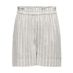 ONLY Kadın Şort ONLTOKYO LIFE LIN BL STR SHORTS PNT Parlak Beyaz S
