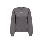 ONLY Kadın Sweatshirt, Bisiklet Yaka, Uzun Kollu, December Sky, L Beden