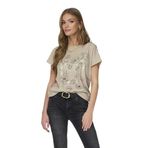 Only Kadın T-Shirt 5003120671, Bej, L