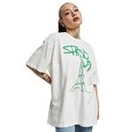 ONLY, Kadın, Tişört, ONLMONI OVERSIZE S/S CITY TOP BOX JRS, Cloud Dancer, M