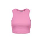ONLY Kadın Tişört ONLVILMA S/L CROPPED TANK TOP JRS NOOS Begonya Pembesi L