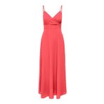ONLY Kadın Uzun Elbise ONLNOVA LIFE VIS ADA LONG DRESS SOLID Gül Pembesi XL