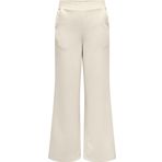 Only Kadın Uzun Geniş Paça Lastikli Bel Ekru Pantolon - 15339819