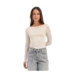 ONLY Kadın Uzun Kollu Basic Bluz, TAŞ, M