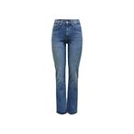 ONLY Kadın Yüksek Bel Slim Fit Jean Pantolon, Dark Blue Denim, 25-32